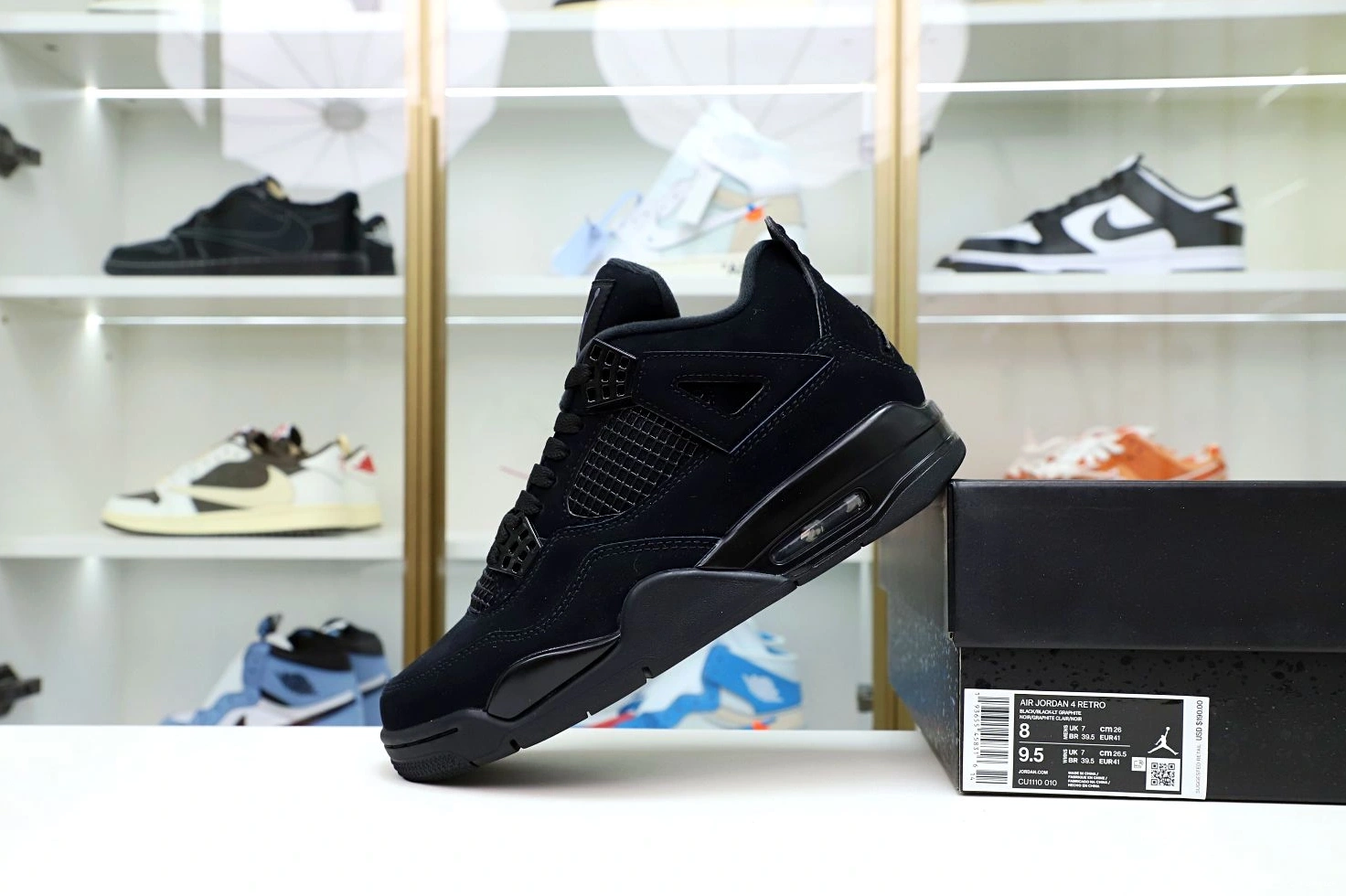 2020 CAT' RETRO JORDAN 'BLACK AIR 4 0718